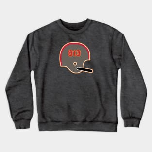 Tampa Bay Buccaneers 813 Helmet Crewneck Sweatshirt